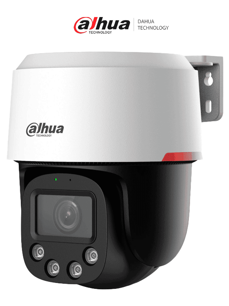 DAHUA DH-SD2C400NA-B-PV-0400-S2-PRO Cámara IP PT de 4Megapixeles/ WizColor/ SMD3.0/ Lente 4mm/ Protección perimetral/ audio bidireccional/ Disuasión activa/ ranura MicroSD/ IP66 y PoE #WIP