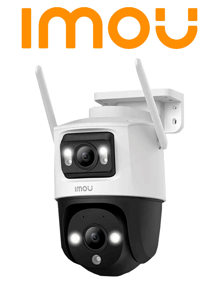 IMOU Cruiser Dual 8MP (IPC-S7XN-8M0WED) - Cámara IP PT Wifi Dual de 8MP con lente fijo y PT de 3MP, visión nocturna de 30m, micrófono y altavoz integrados, audio bidireccional y inteligencia artificial #LoNuevo #IMO