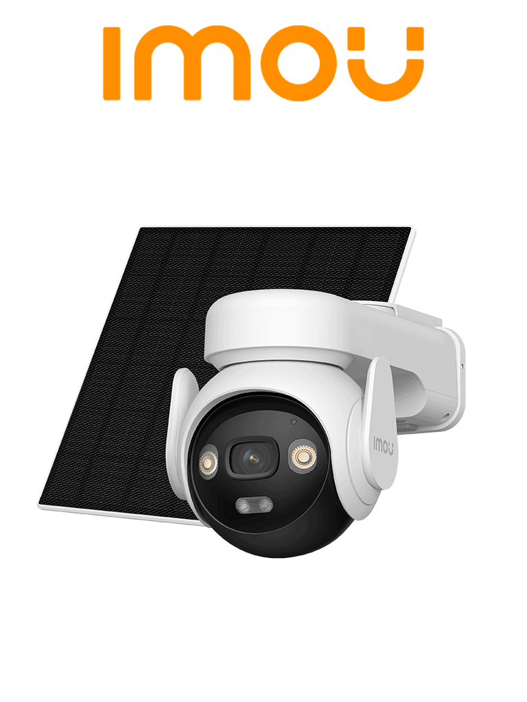 IMOU IPC-B7ED-5M0TEA-AM/FSP14 - AOV PT 5MP KIT AM Grabación continua durante 365 días (AOV) Batería de duración ilimitada Conexión dual 4G+Wi-Fi Detección humana con IA Imagen 3K UHD #IMAR